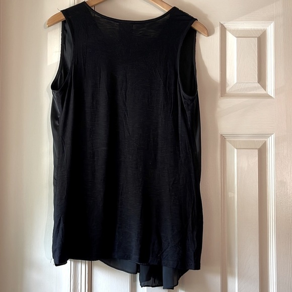 Anthropologie Dolan Left Coast Lokoya Tucked Tunic Sz. Small in Black - Picture 12 of 16